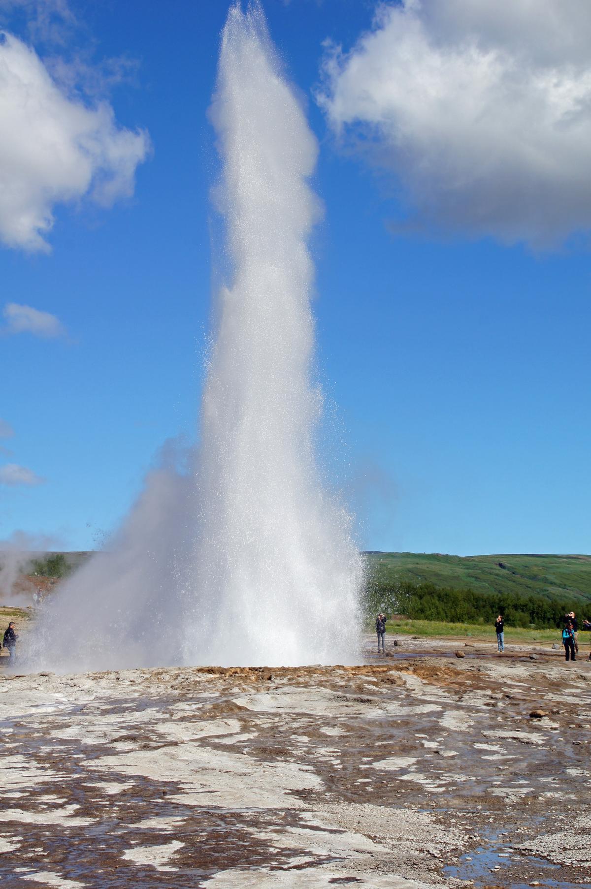 am Strokkur Geysir