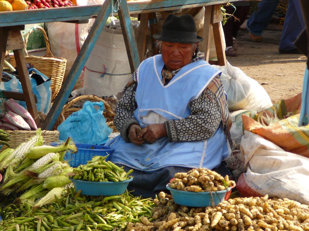 Marché de la Sierra en Équateur dans mon article Visiter l'Équateur : Itinéraire en Équateur au coeur des montagnes et des volcans #sierra #equateur #itineraire #voyage #ameriquedusud