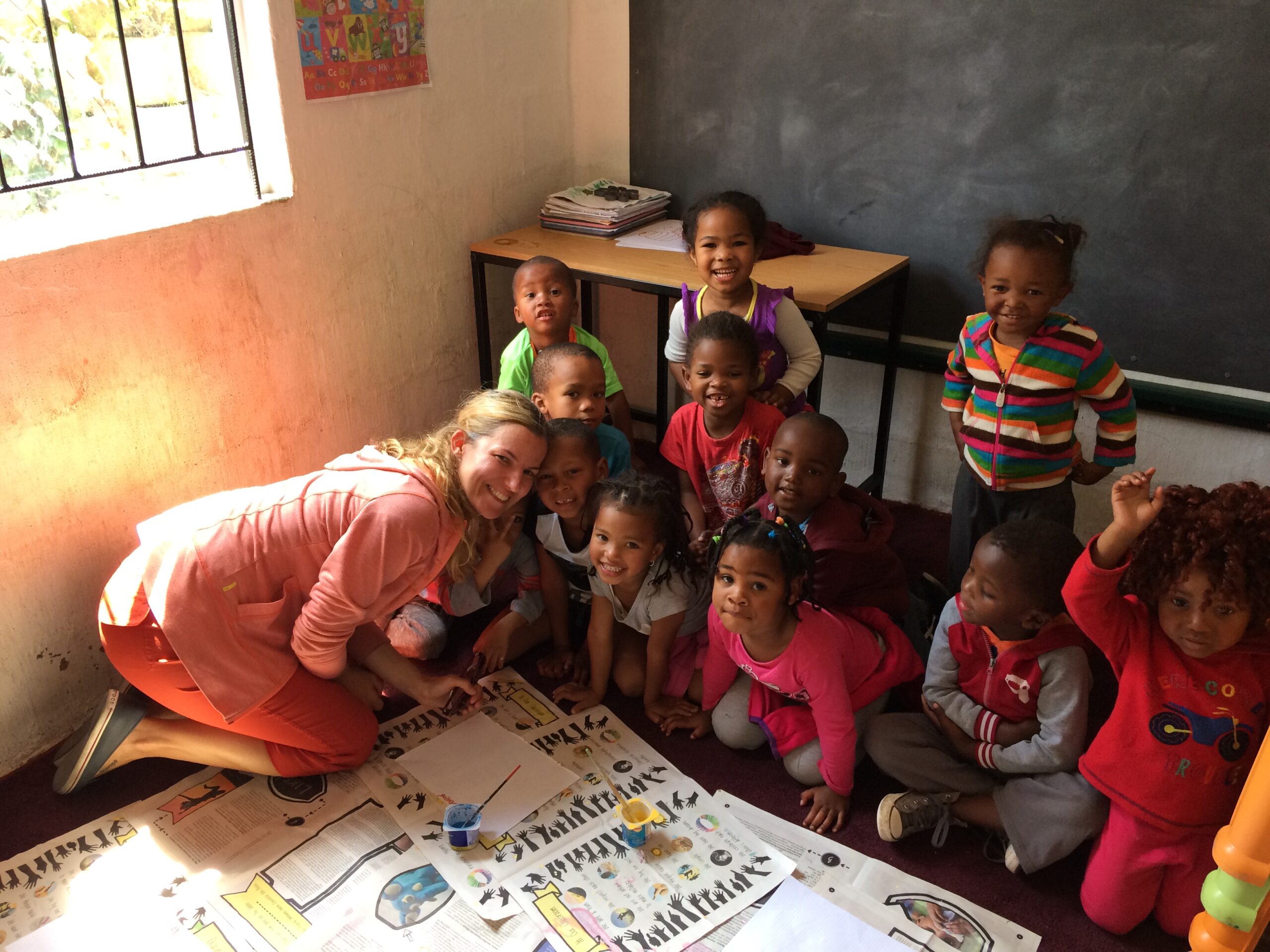 Visite d'une école dans un Township de Knysna en Afrique du Sud dans notre article Autotour en Afrique du Sud : itinéraire sur la Route des Jardins en Afrique du Sud #autotour #afriquedusud #routedesjardins #itineraire #voyage
