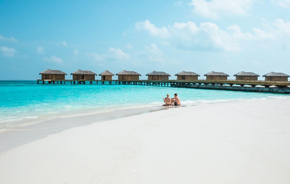 Séjour romantique au Maldives dans notre article Où aller en séjour romantique : 5 idées pour un voyage en amoureux #amoureux #romantique #voyage