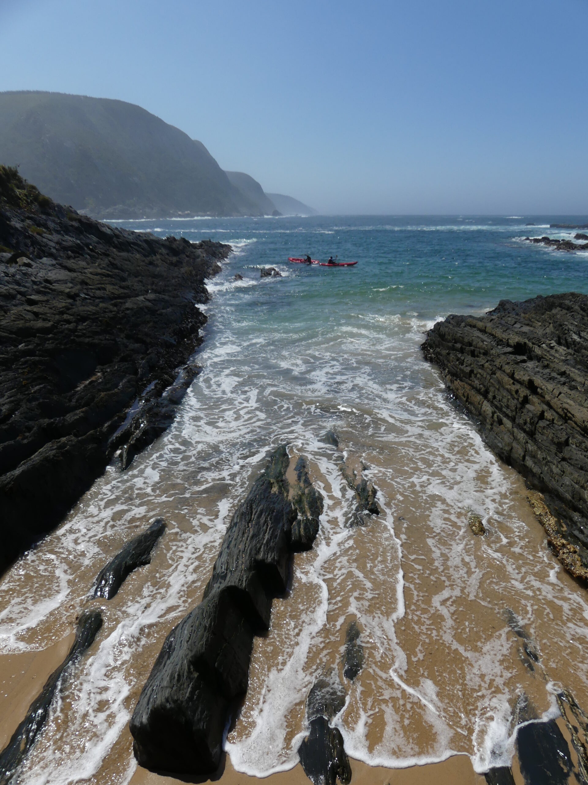 Paysage côtier à Tsitsikama en Afrique du Sud dans notre article Autotour en Afrique du Sud : itinéraire sur la Route des Jardins en Afrique du Sud #autotour #afriquedusud #routedesjardins #itineraire #voyage